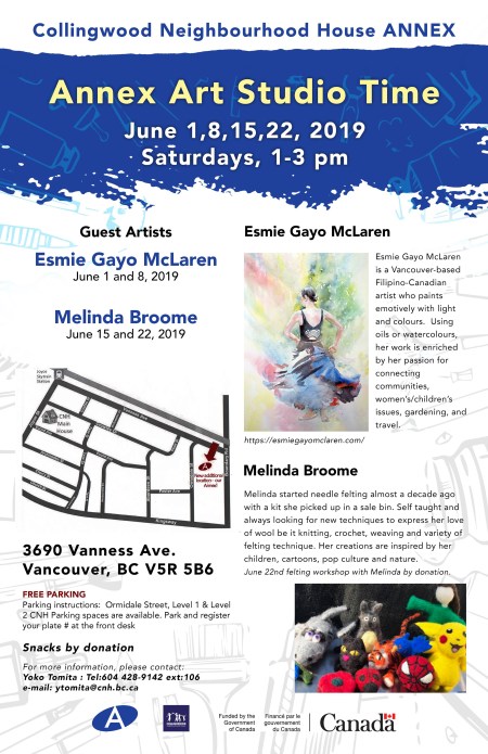 CNH Annex Studio Time poster June 2019 final sf