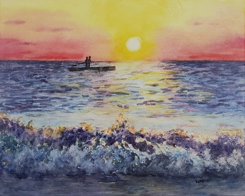 McLaren, EG, Headin Home, 16x20, wc on canvas, ssf