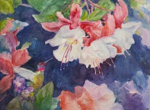 McLaren, Esmie, Three Muses, 18x24, wc on canvas,sf